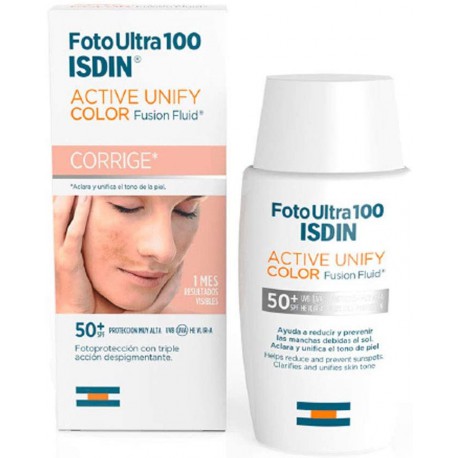 ISDIN FOTO ULTRA ACTIVE UNIFY FUSION FLUID COLOR SPF 50+ 50 ML