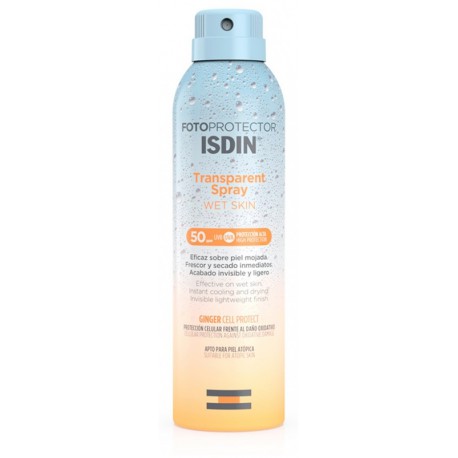 ISDIN FOTOPROTECTOR TRANSPARENT WET SKIN SPRAY SPF 50 250 ML