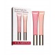 CLARINS INSTANT LIGHT LIP PERFECTOR ROSE SHIMMER & APRICOT SHIMMET SET REGALO