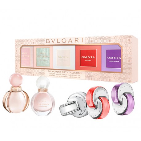 BVLGARI MINIATURAS PARA MUJER 5 ML X 5 SET REGALO