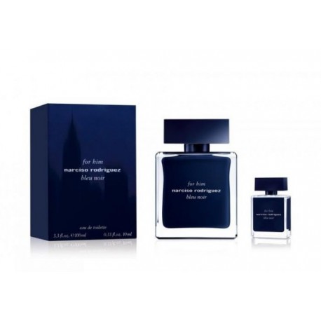 comprar perfumes online hombre NARCISO RODRIGUEZ BLEU NOIR HIM EDT 100 ML + 10 ML SET REGALO