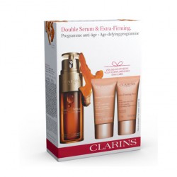 CLARINS DOUBLE SERUM 50 ML + EXTRA FIRMING DAY CREAM 15 ML + EXTRA FIRMING NIGHT CREAM 15 ML SET REGALO