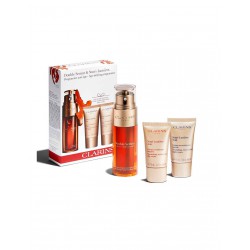 CLARINS DOUBLE SERUM 50 ML + NUTRI LUMIERE DÍA 15 ML + NUTRI LIMIERE NOCHE 15 ML SET REGALO