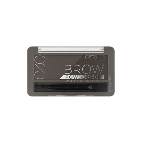 CATRICE BROW POWDER SET WATERPROOF SOMBRAS PARA CEJAS 020 ASH BROWN