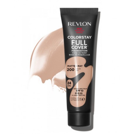 REVLON COLORSTAY BASE DE MAQUILLAJE COBERTURA TOTAL MATE 200 NUDE