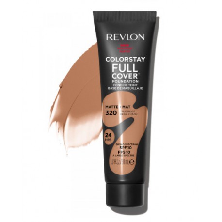 REVLON COLORSTAY BASE DE MAQUILLAJE COBERTURA TOTAL MATE 320 TRUE BEIGE