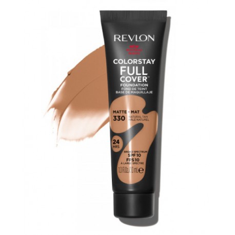 REVLON COLORSTAY BASE DE MAQUILLAJE COBERTURA TOTAL MATE 330 NATURAL TAN