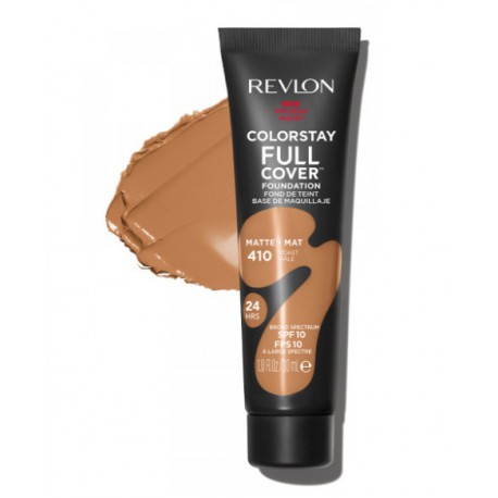 REVLON COLORSTAY BASE DE MAQUILLAJE COBERTURA TOTAL MATE 410 TOAST