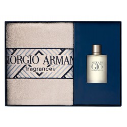 comprar perfumes online hombre GIORGIO ARMANI ACQUA DI GIO EDT POUR HOMME 100 ML + TOALLA SET REGALO