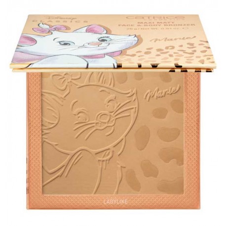 CATRICE DISNEY CLASSICS MAXI BRONCEADOR MATE EN POLVO ROSTRO Y CUERPO MARIE 010 LADYLIKE