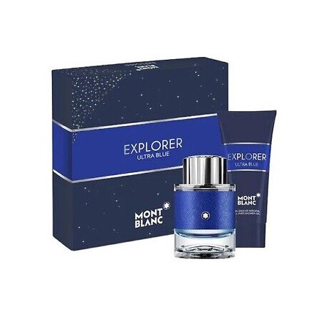 comprar perfumes online hombre MONT BLANC EXPLORER ULTRA BLUE EDP 60 ML VP + SHOWER GEL 100 ML