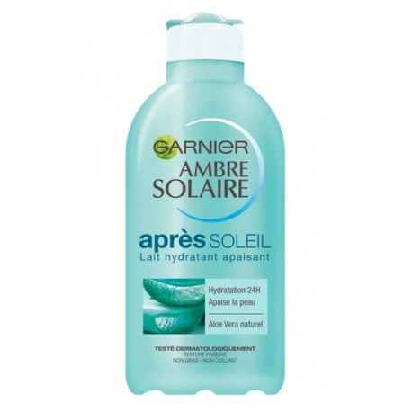 GARNIER AMBRE SOLAIRE LECHE HIDRATANTE AFTER SUN ALOE VERA 200 ML