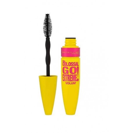 MAYBELLINE MÁSCARA DE PESTAÑAS THE COLOSSAL GO EXTREME VOLUM BLACK 9.5 ML