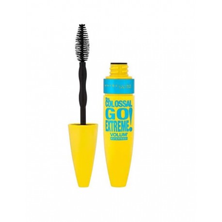 MAYBELLINE MÁSCARA DE PESTAÑAS THE COLOSSAL GO EXTREME VOLUM WATERPROOF BLACK 9.5 ML