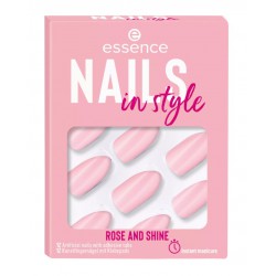 ESSENCE UÑAS POSTIZAS NAILS IN STYLE 14 ROSE AND SHINE