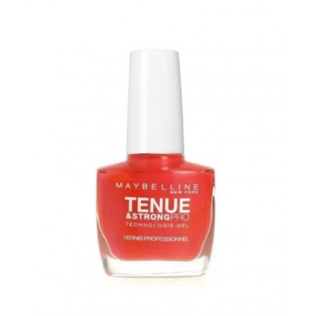 MAYBELLINE TENUE & STRONG ESMALTE DE UÑAS 884 NONSTOP ORANGE 10 ML