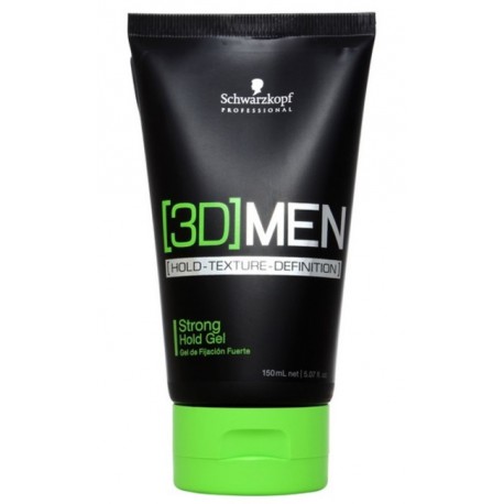 SCHWARZKOPF 3D MEN STRONG HOLD GEL DE FIJACIÓN 150 ML