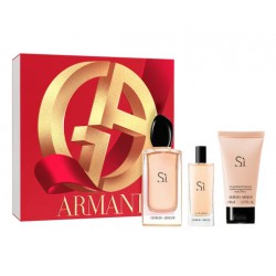 comprar perfumes online GIORGIO ARMANI SI EDP 100 ML + B/L 50 ML + MINI 15 ML SET REGALO mujer