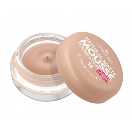 ESSENCE NATURAL MATTE MOUSSE BASE DE MAQUILLAJE EN MOUSSE 15