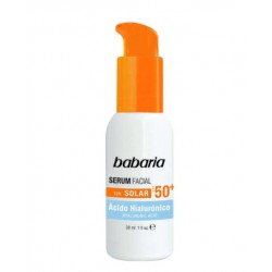 BABARIA SERUM FACIAL SOLAR HIALURONICO SPF50+ 30 ML