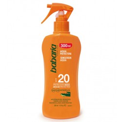 BABARIA AGUA PROTECTORA ACELERADOR DE BRONCEADO SPF20 300 ML