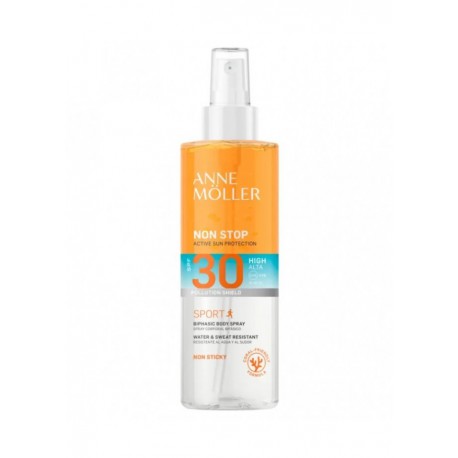 ANNE MOLLER NON STOP SPORT BIPHASIC BODY SPRAY SPF30 150 ML