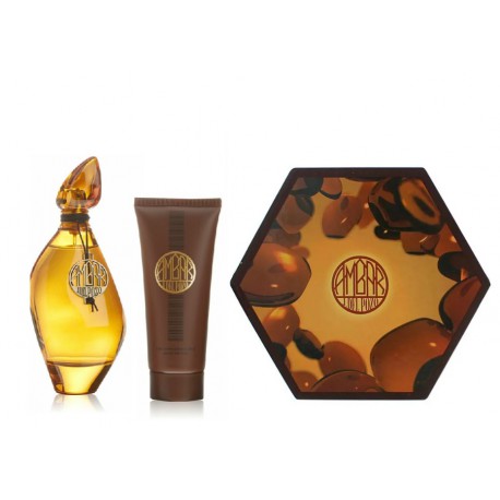 comprar perfumes online JESUS DEL POZO AMBAR EDT 100 ML + LOCIÓN CORPORAL 100 ML SET REGALO mujer