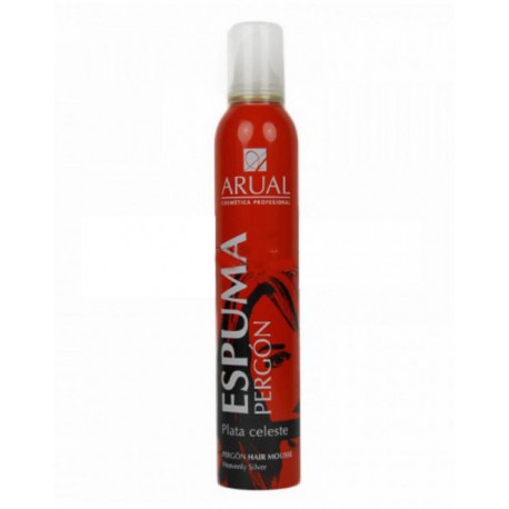 ARUAL ESPUMA PEGRON PLATA CELESTE 300 ML