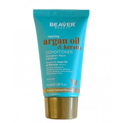 comprar acondicionador BEAVER ACONDICIONADOR REPARADOR CON ACEITE DE ARGAN Y QUERATINA 40 ML