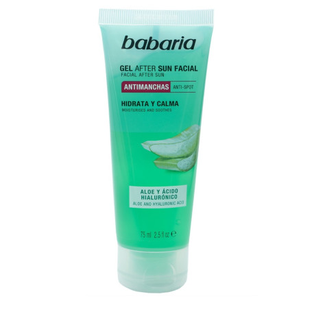 BABARIA GEL AFTER SUN FACIAL HIDRATA Y CALMA 75 ML