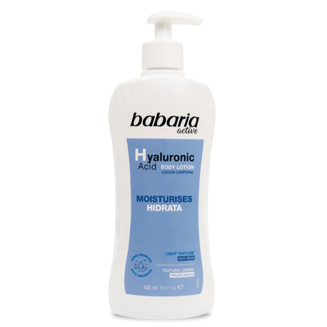 BABARIA LOCION CORPORAL ACIDO HIALURONICO 400 ML