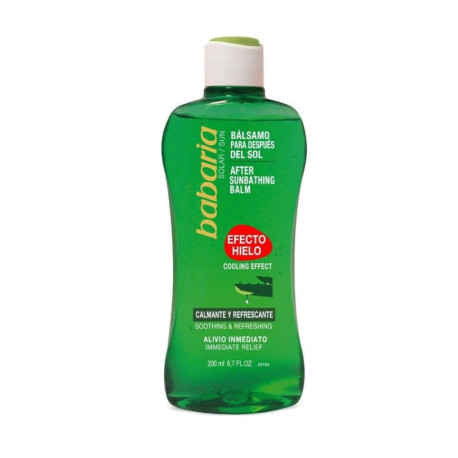 BABARIA BALSAMO PARA DESPUES DEL SOL EFECTO HIELO 200ML