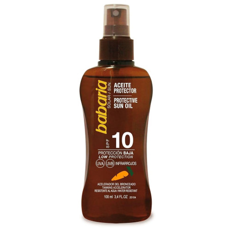 BABARIA ACEITE PROTECTOR SOLAR SPF10 ZANAHORIA 100ML