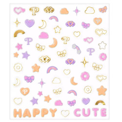 ESSENCE POLLY POCKET PEGATINAS PARA UÑAS CON AROMA