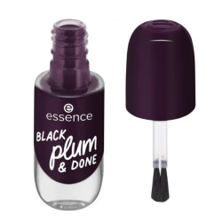 ESSENCE GEL NAIL COLOUR ESMALTE DE UÑAS 84 BLACK PLUM & DONE