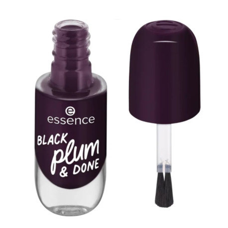 ESSENCE GEL NAIL COLOUR ESMALTE DE UÑAS 84 BLACK PLUM & DONE