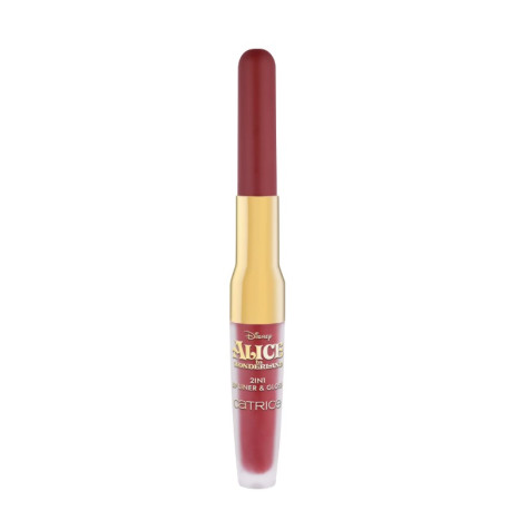 CATRICE ALICE IN WONDERLAND LAPIZ Y BRILLO DE LABIOS 2 EN 1 02 ALWAYS CURIOUS