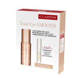 CLARINS TOTAL EYE SMOOTH 15 ML + SOS LASHES SERUM 3 ML SET REGALO