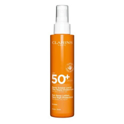 CLARINS SPRAY SOLAR LECHE FLUIDO SEGURIDAD UVA UVB SPF50 150 ML