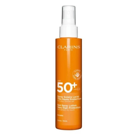 CLARINS SPRAY SOLAR LECHE FLUIDO SEGURIDAD UVA UVB SPF50 150 ML