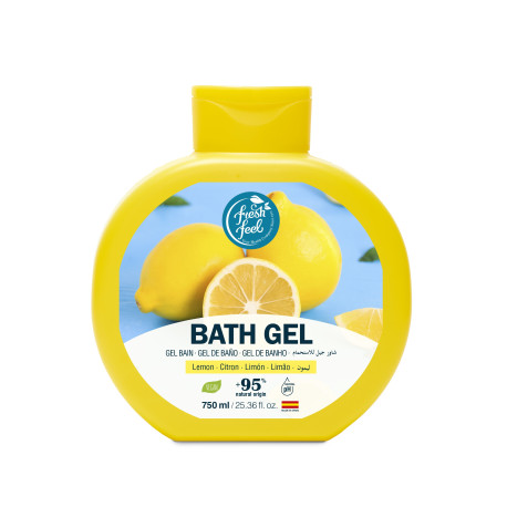 FRESH FEEL GEL DE DUCHA MOUSSEL LIMON 750 ML