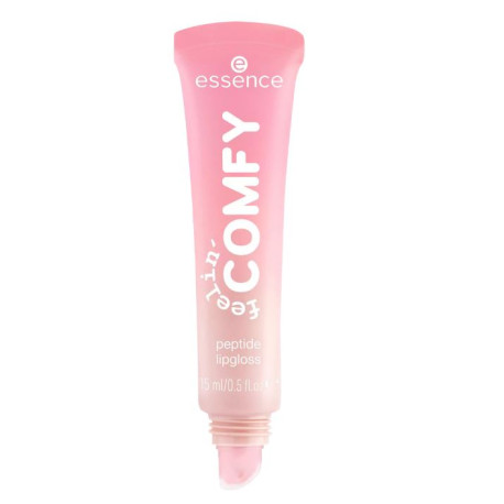 ESSENCE FEELIN\' COMFY GLOSS LABIAL CON PÉPTIDOS 01 STRAWBERRY SELF-LOVE 15 ML