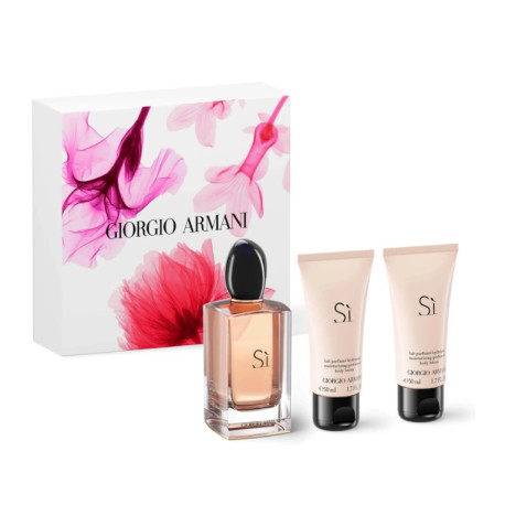 GIORGIO ARMANI SI EDP 100 ML + B/L 50 ML + GEL 50 ML SET REGALO