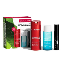 CLARINS TOTAL EYE LIFT 15 ML + DESMAQUILLANTE OJOS 30 ML + MASCARA WONDER VOLUME XXL 3 ML SET REGALO