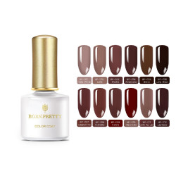 BORN PRETTY COLOR COAT ESMALTE SEMIPERMANENTE CAFE GEL SERIES C12 ESPRESSO