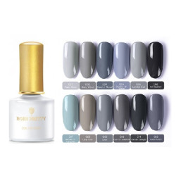 BORN PRETTY COLOR COAT ESMALTE SEMIPERMANENTE GREY GEL SERIES G12 COLD FICTION