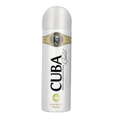 comprar perfumes online hombre CUBA GOLD BODY SPRAY FOR MEN 200 ML