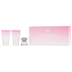 VERSACE BRIGHT CRYSTAL EDT 5 ML + S/G 25 ML + B/L 25 ML SET REGALO