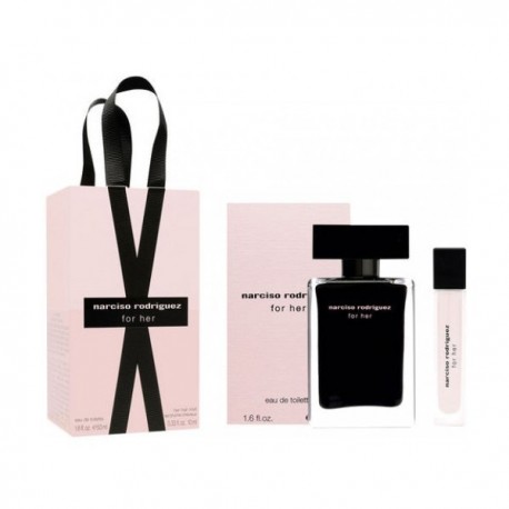 comprar perfumes online NARCISO RODRIGUEZ EDT 50 ML + BODY LOCION 75 ML + NECESER SET REGALO mujer