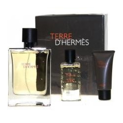 comprar perfumes online hombre HERMES TERRE D´HERMES EDP 75 ML+ GEL 40 ML + A/S BALM 15 ML SET REGALO
